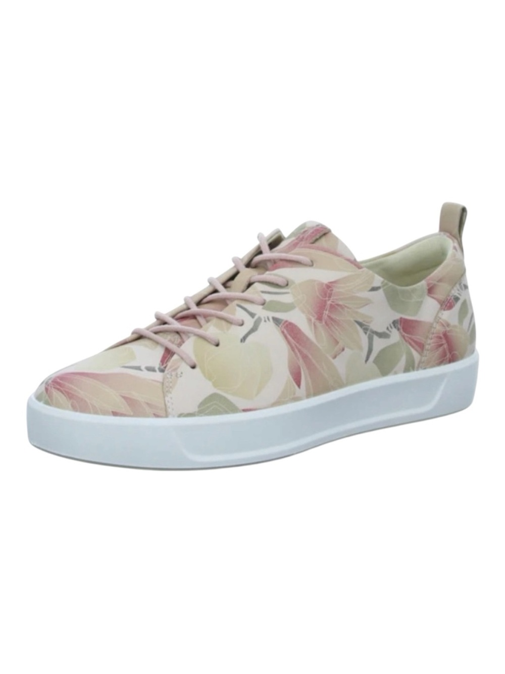 Ecco Soft 8 Floral Rose Dust Pink Sneaker ❤️ SZ‎ 9
